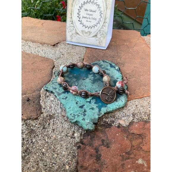 Hand Crafted Friendship Bracelet Jasper - Picture 6 of 10